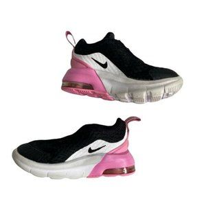 NIKE AIR MAX MOTION 2 TODDLER GIRL SIZE 3T SNEAKERS TENNIS SHOES WT PINK BLACK